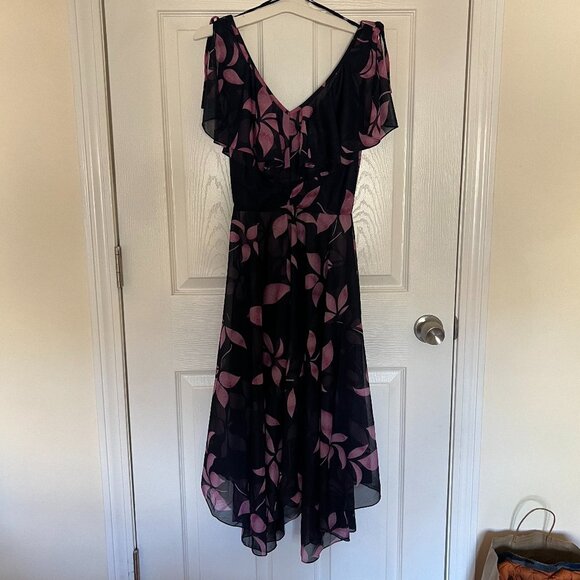 Sheer Jody T of California Vintage Floral Dress - Picture 3 of 8